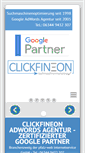 Mobile Screenshot of clickfineon.de