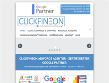 Tablet Screenshot of clickfineon.de